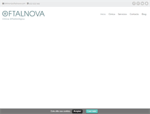 Tablet Screenshot of oftalnova.com